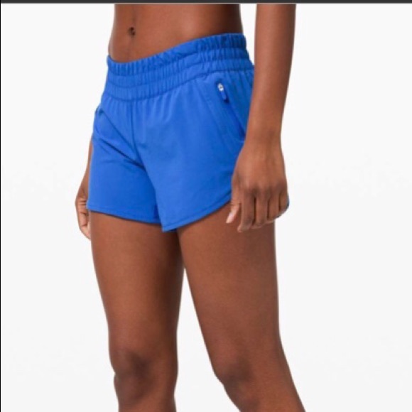 Lululemon Tracker Short V *4" Wild Bluebell 6;8 - Picture 2 of 10